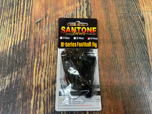 Santone M Series Football Jig 3/4 oz. Falcon Craw