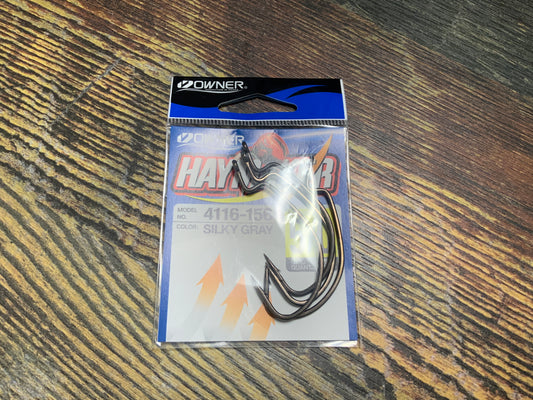 Owner Haymaker Hook 5/0 Silky Gray