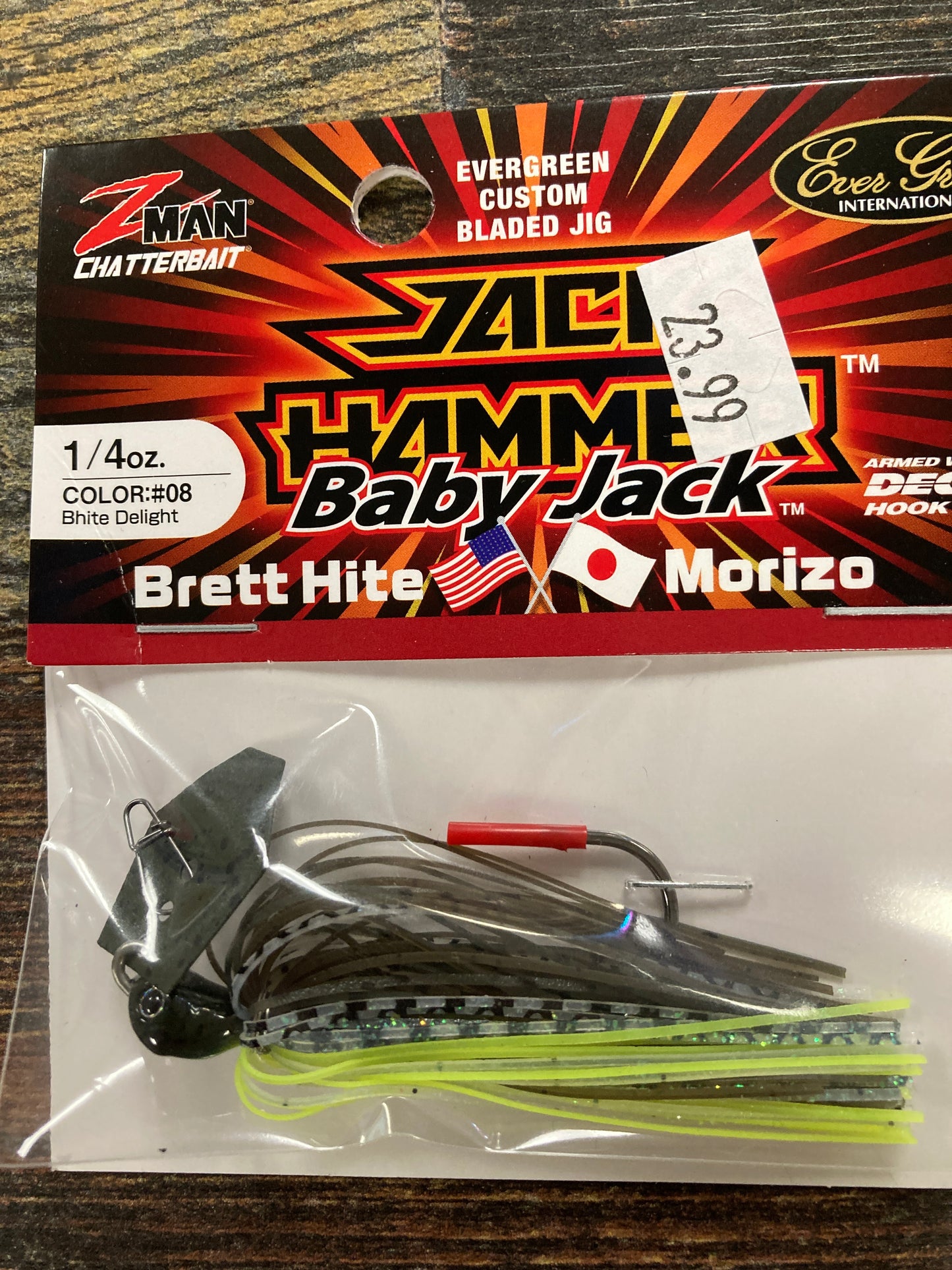 Z Man Jack Hammer Baby Jack 1/4 oz. Bhite Delight