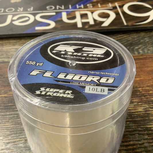 K-9 Fishing Line Flouro - 10 lb. 550 yds. Clear