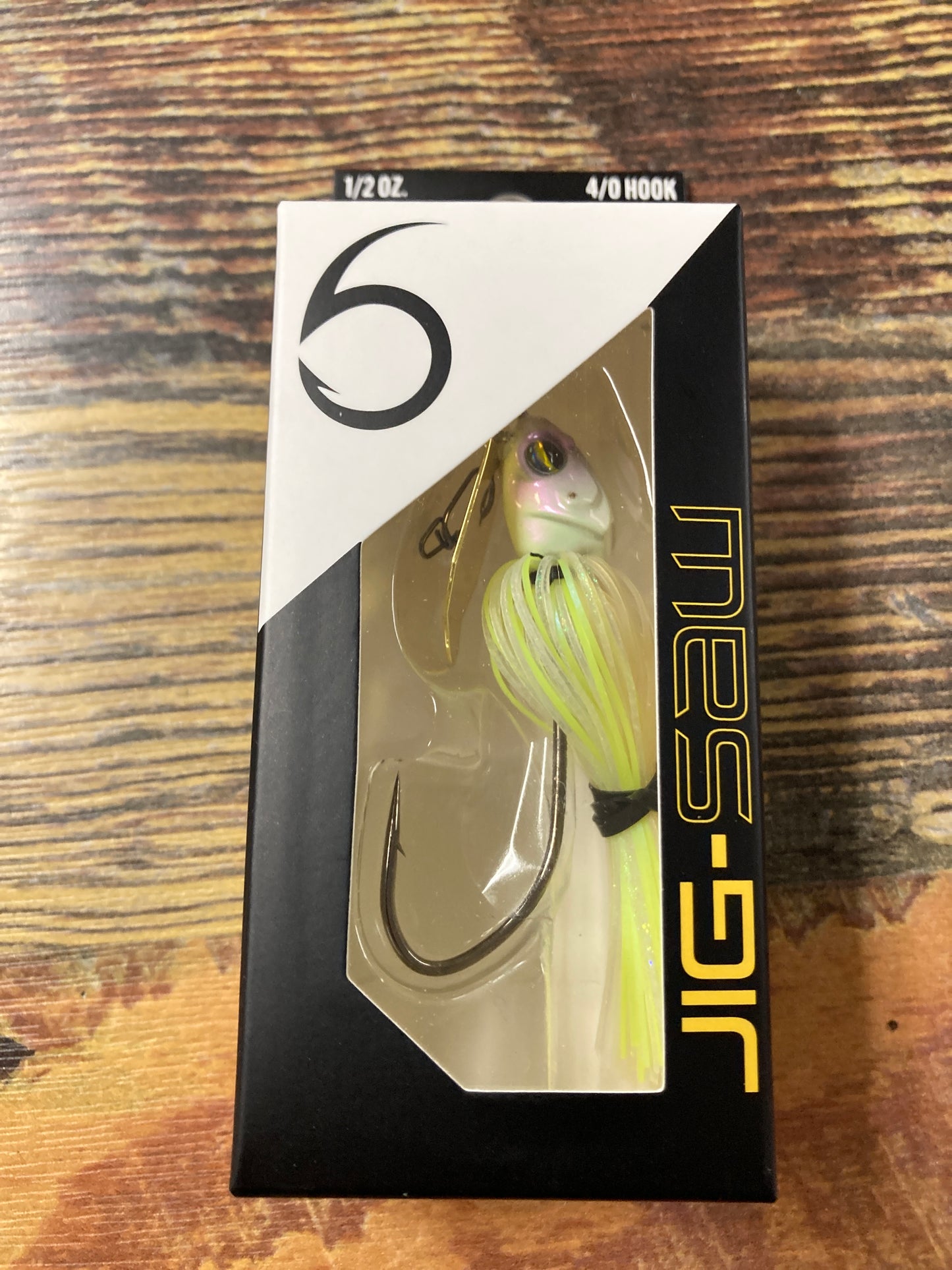 6th Sense Jig-Saw 1/2 oz Bone Treuse Pearl
