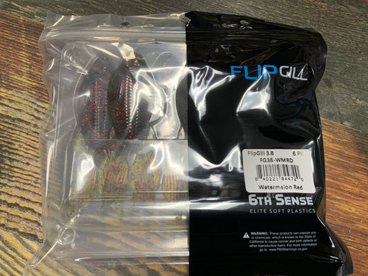 6th Sense Flip Gill 3.8" Watermelon Red