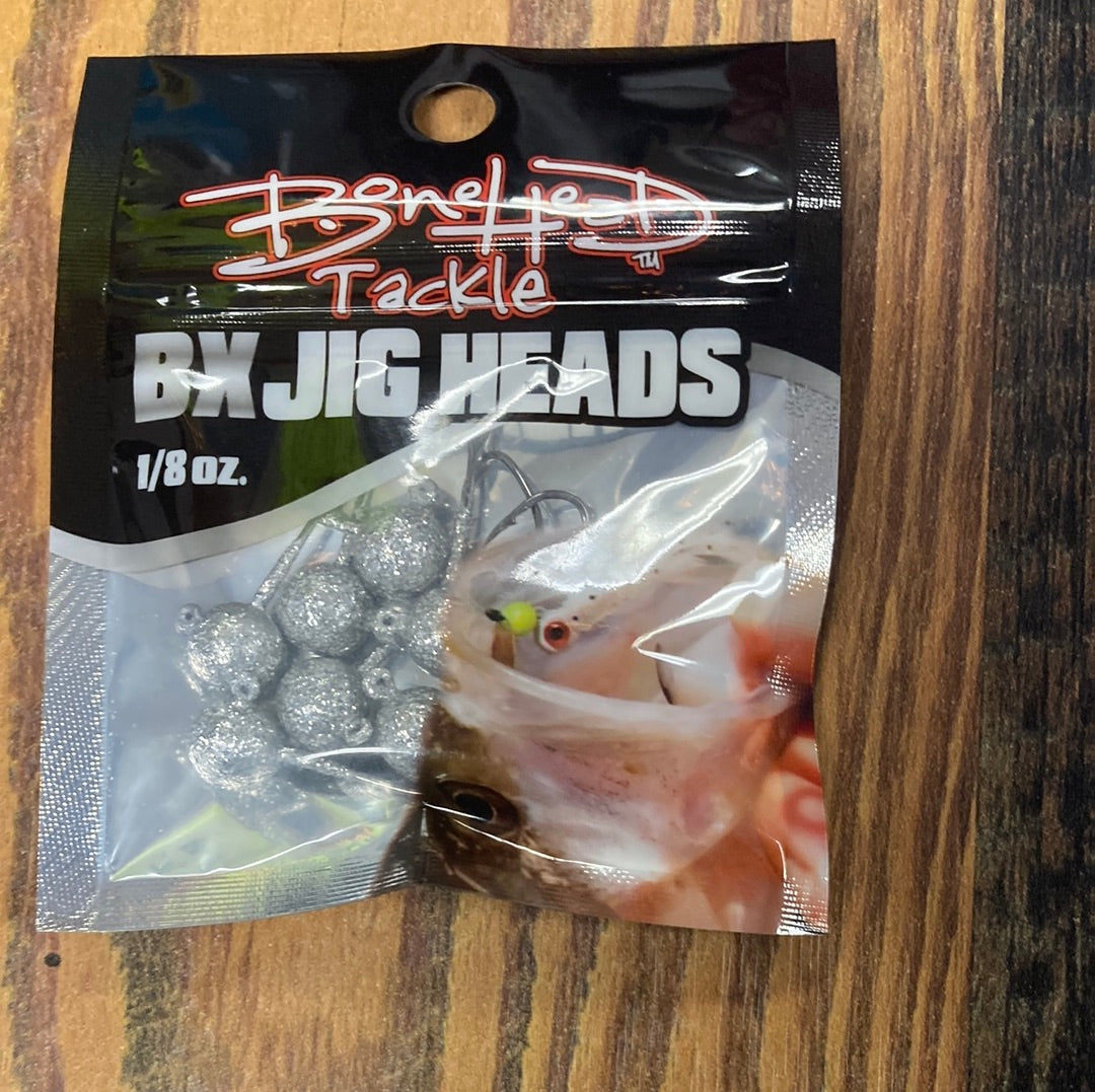 Bone Head BX Jig Heads 1/8 oz. Silver
