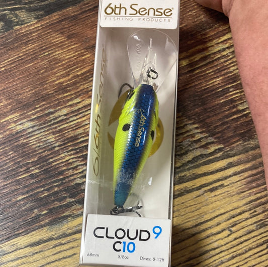 6th Sense Cloud 9 C10 - 5/8 oz. Chartreuse Pro Blue
