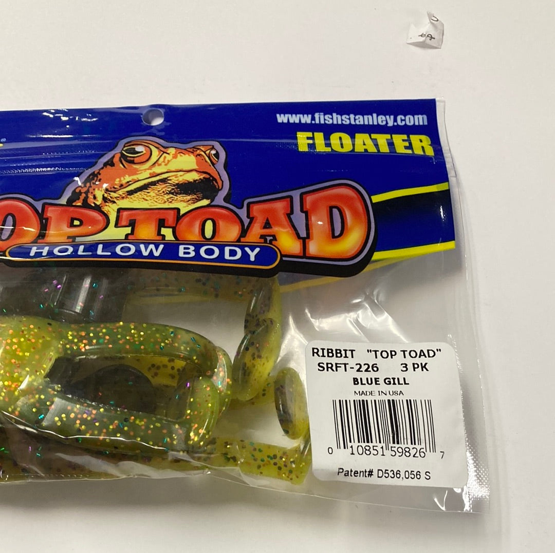 Ribbit Top toad Blue Gill – Lake Fork Resort