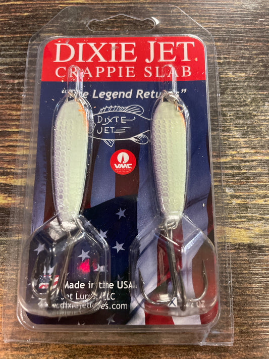 Dixie Jet Crappie Slab Spoon 1/2 oz. Table Rock Shad