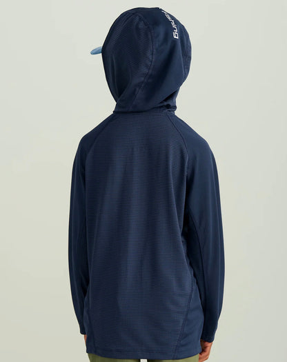 HUK Icon Hoodie YXL Navy