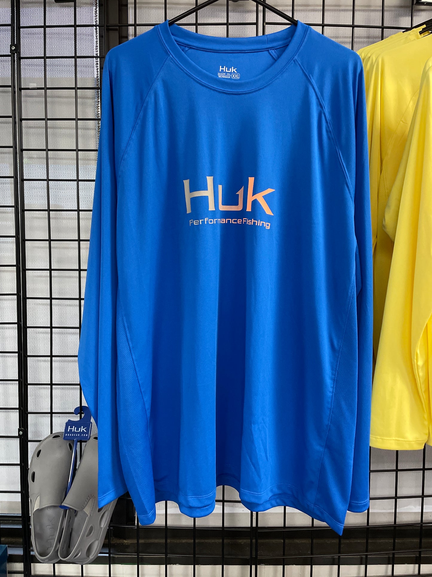 HUK pursuits crew blue XXL