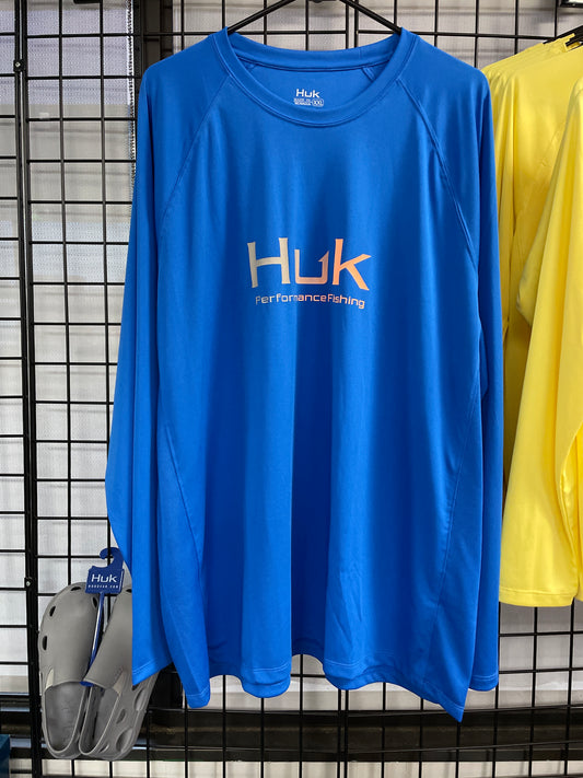 HUK pursuits crew blue XXL