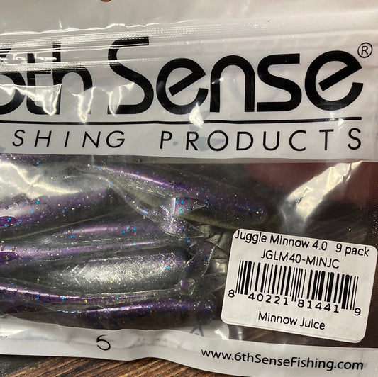 6th Sense Juggle Minnow 4" Minnow Juice