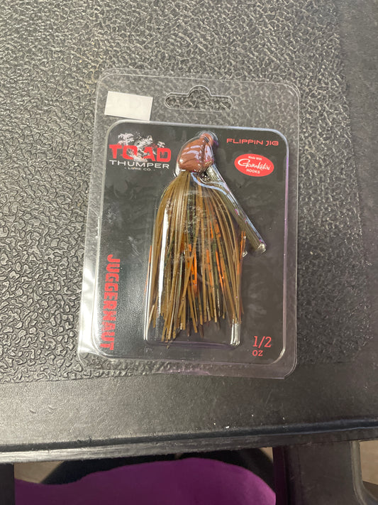 Toad Thumper Juggernaut. Flipping Jig 1/2 oz. Bad Craw