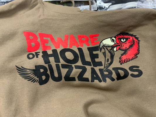 6th Sense Hoodie Beware of Hole Buzzards - XL - White