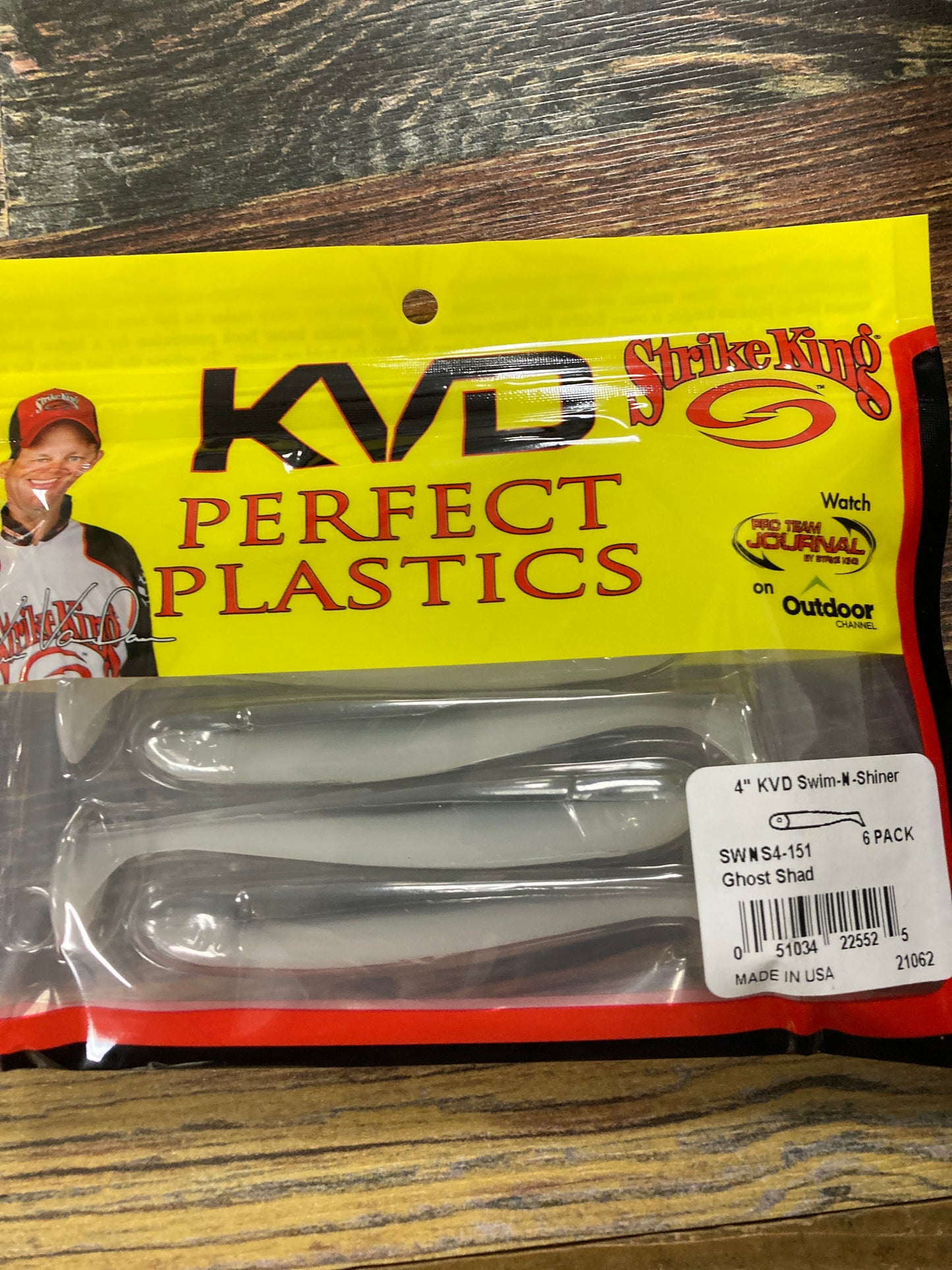 Strike King Swim N Shiner 4" Ghost Shad