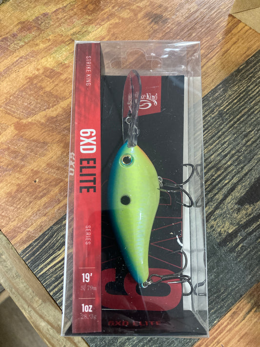 Strike King Pro Model 6XD E Pro Powder Blue