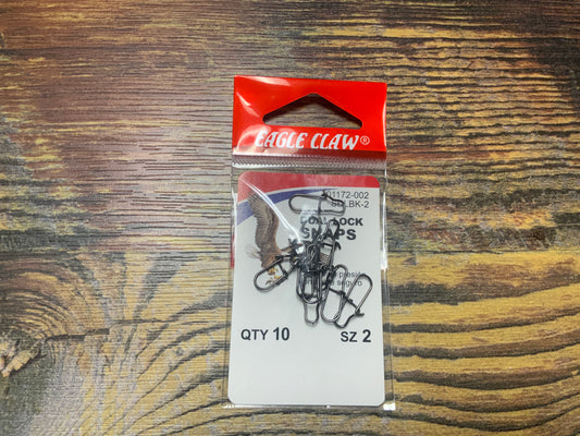 Eagle Claw Dual Lock Snaps - Sz 2