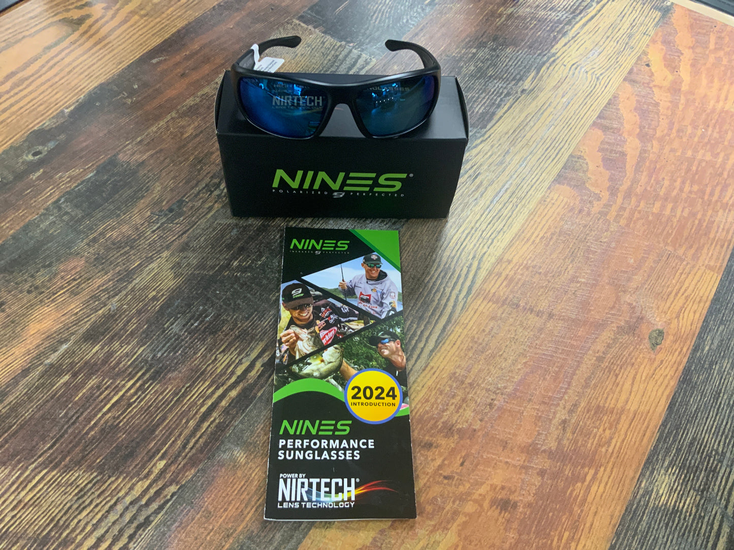NINES Polarized Perfected Apache Matte Black Deep Blue Mirror/Gray