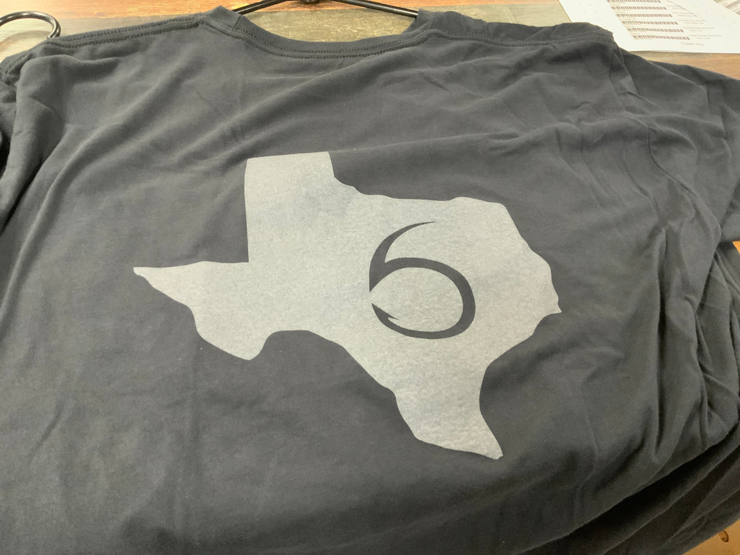 6th Sense T Shirt - Texas 6 - Black