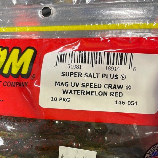 Zoom Mag UV Speed Craw - Watermelon Red
