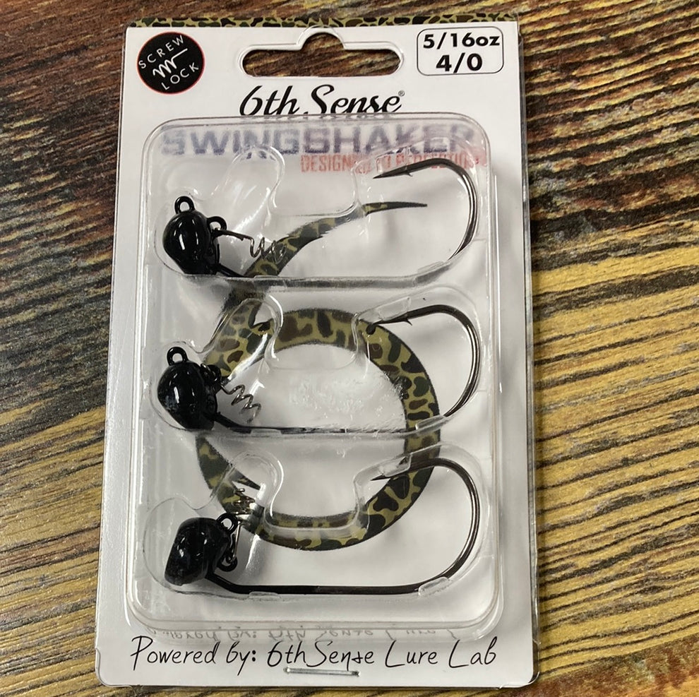 6th Sense Swing Shaker 5/16 oz. 4/0 Black – Lake Fork Resort