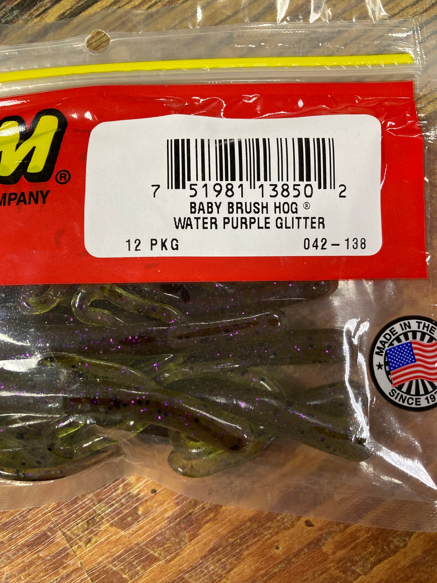 Zoom Baby Brush Hog - Watermelon Purple Glitter