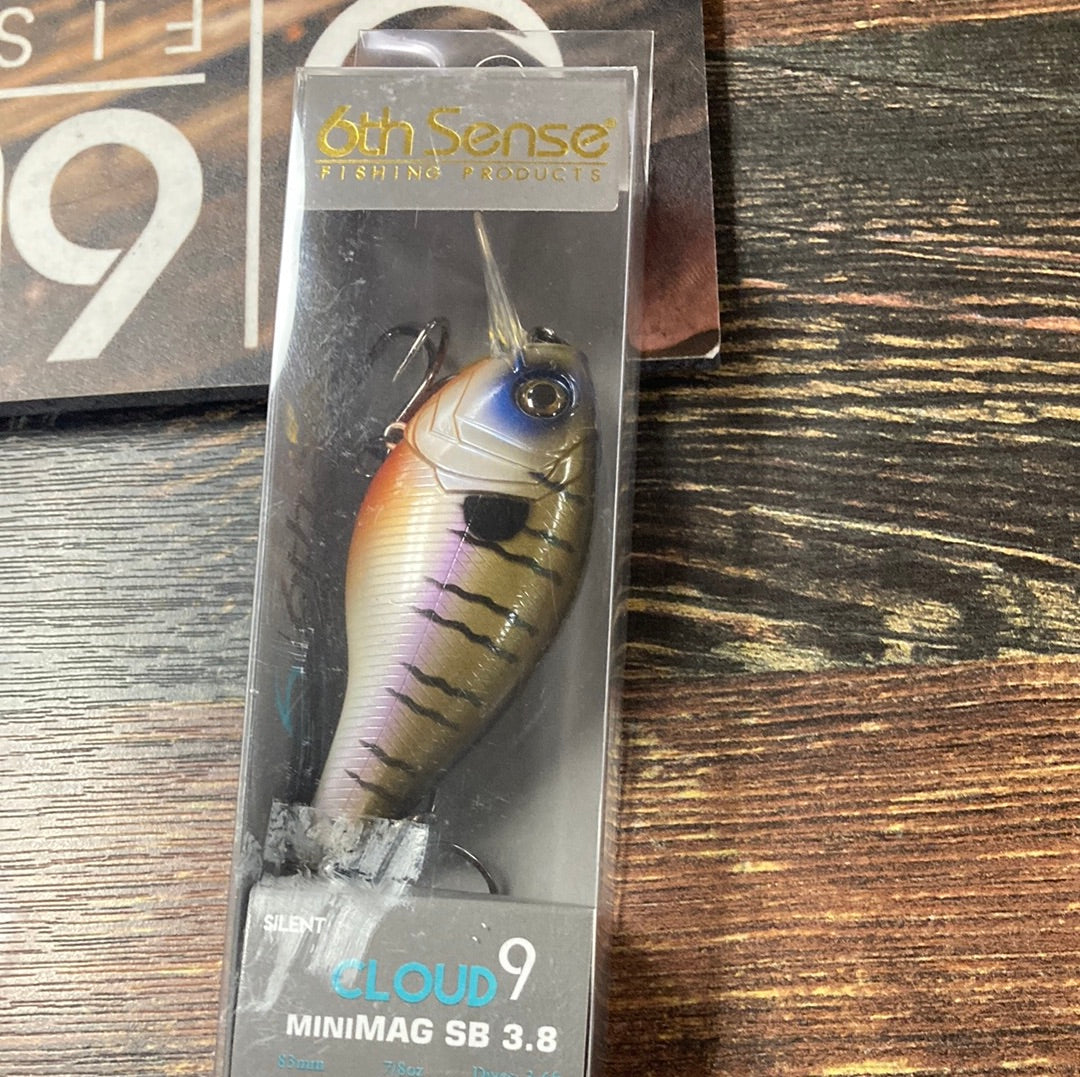 6th Sense Cloud 9 Mini Mag 3.8" 7/8 oz. 4k Blue Gill
