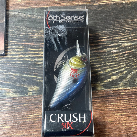 6th Sense Crush 50X - 3/8 oz. Bleeding Shad