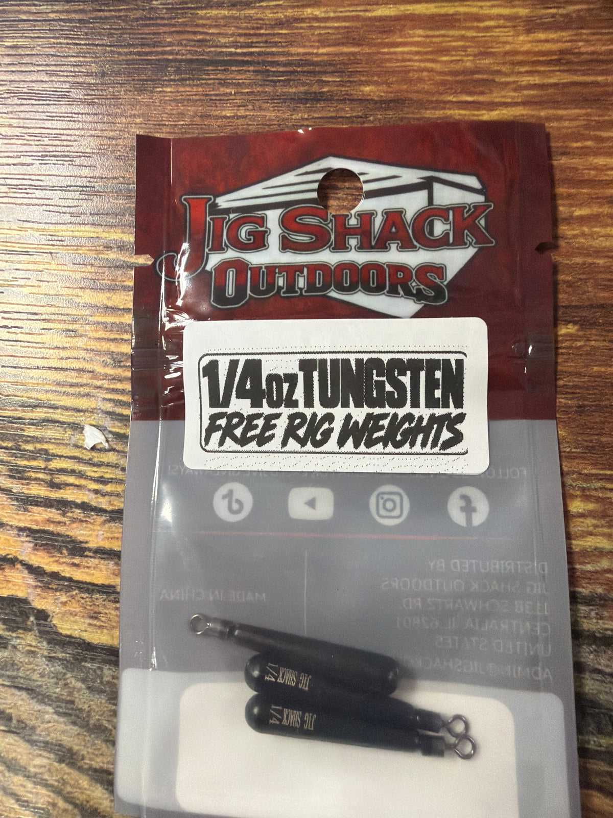 Jig Shack 1/4 oz Tungsten Free Weights