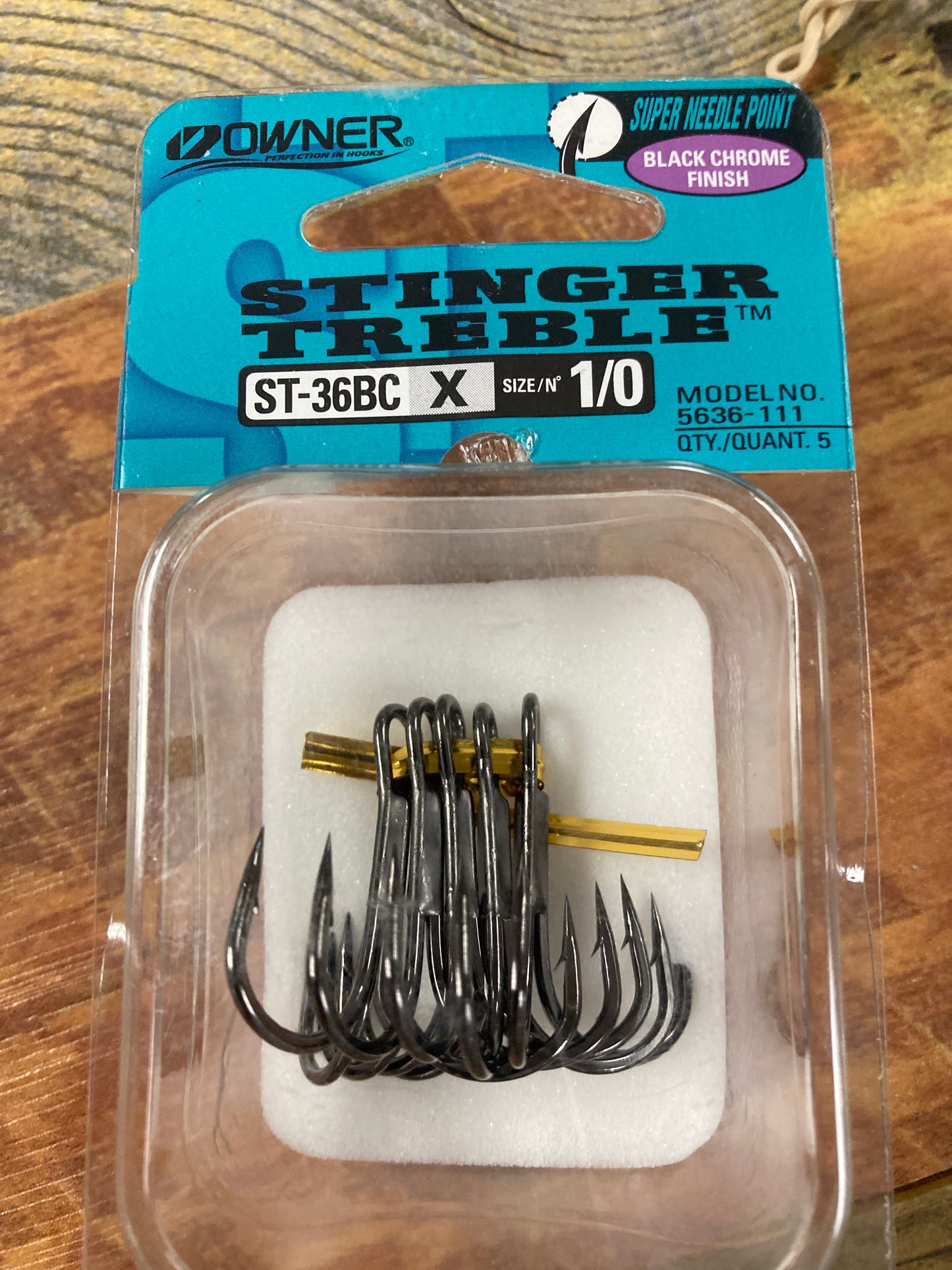 OWNER Stringer Treble 1/0 Black Chrome