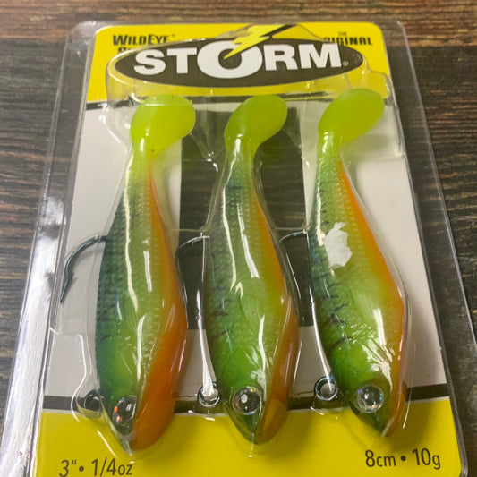 Storm Wildeye Swim Shad 3" 1/4 oz. Fire Tiger