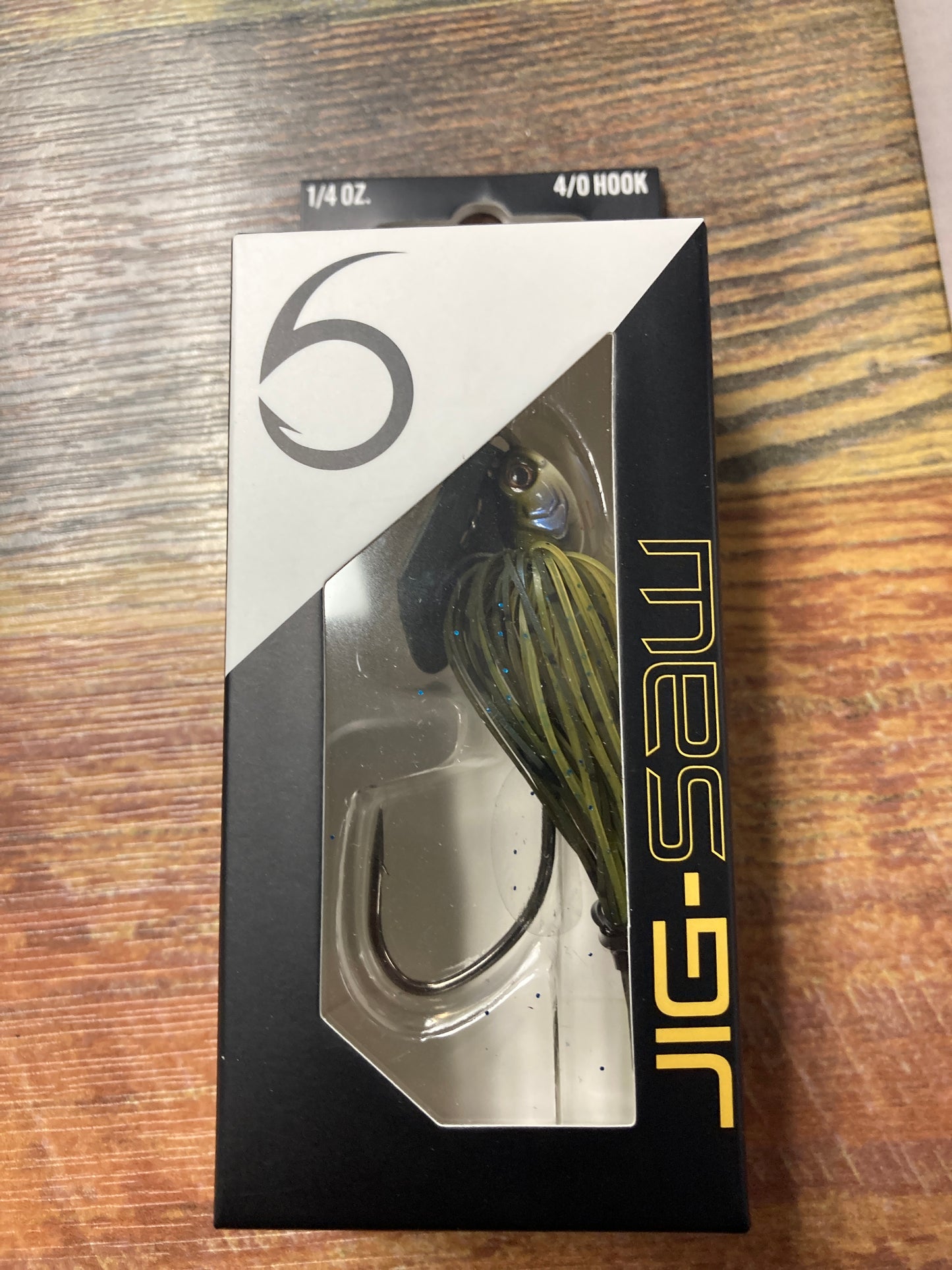 6th Sense Jig Saw 1/4 oz Green Pumpkin Gill