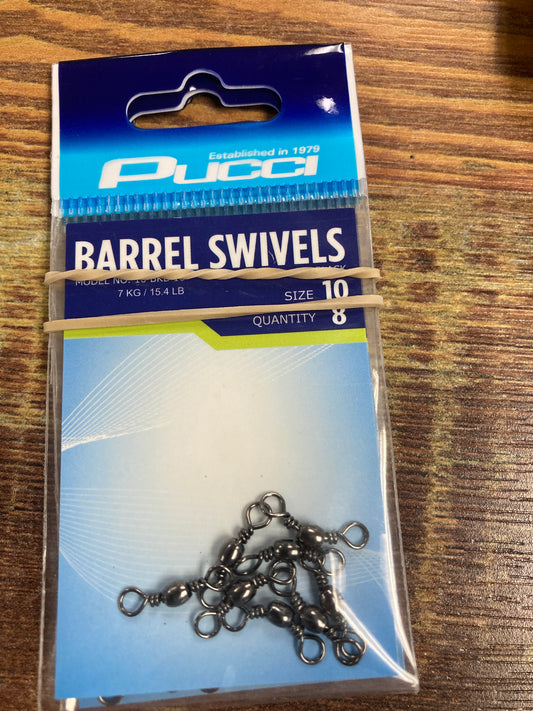 Pucci Barrel Swivel #10 Black