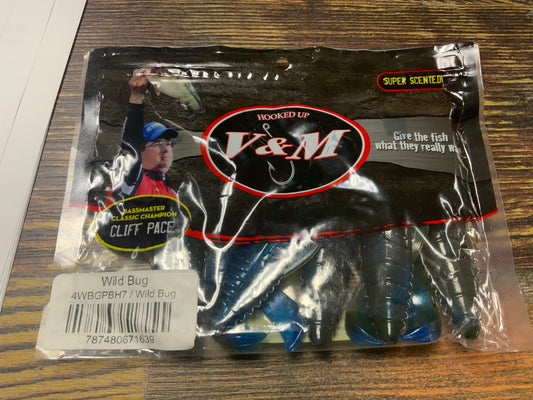 V&M Wild Bug - Green Pumpkin Blue Haze