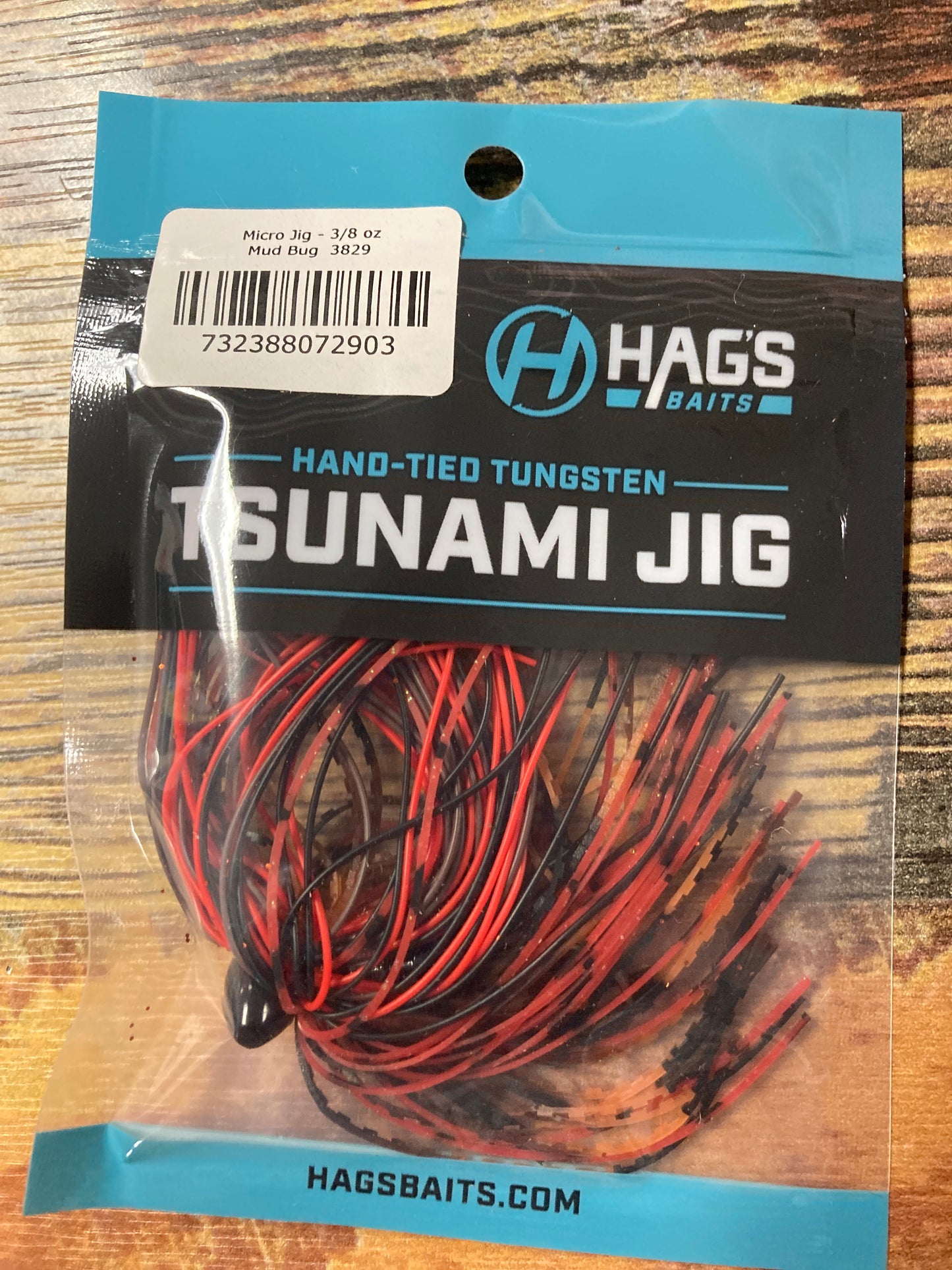 Hags Tsunami Micro Jig 3/8 oz. Mud Bug