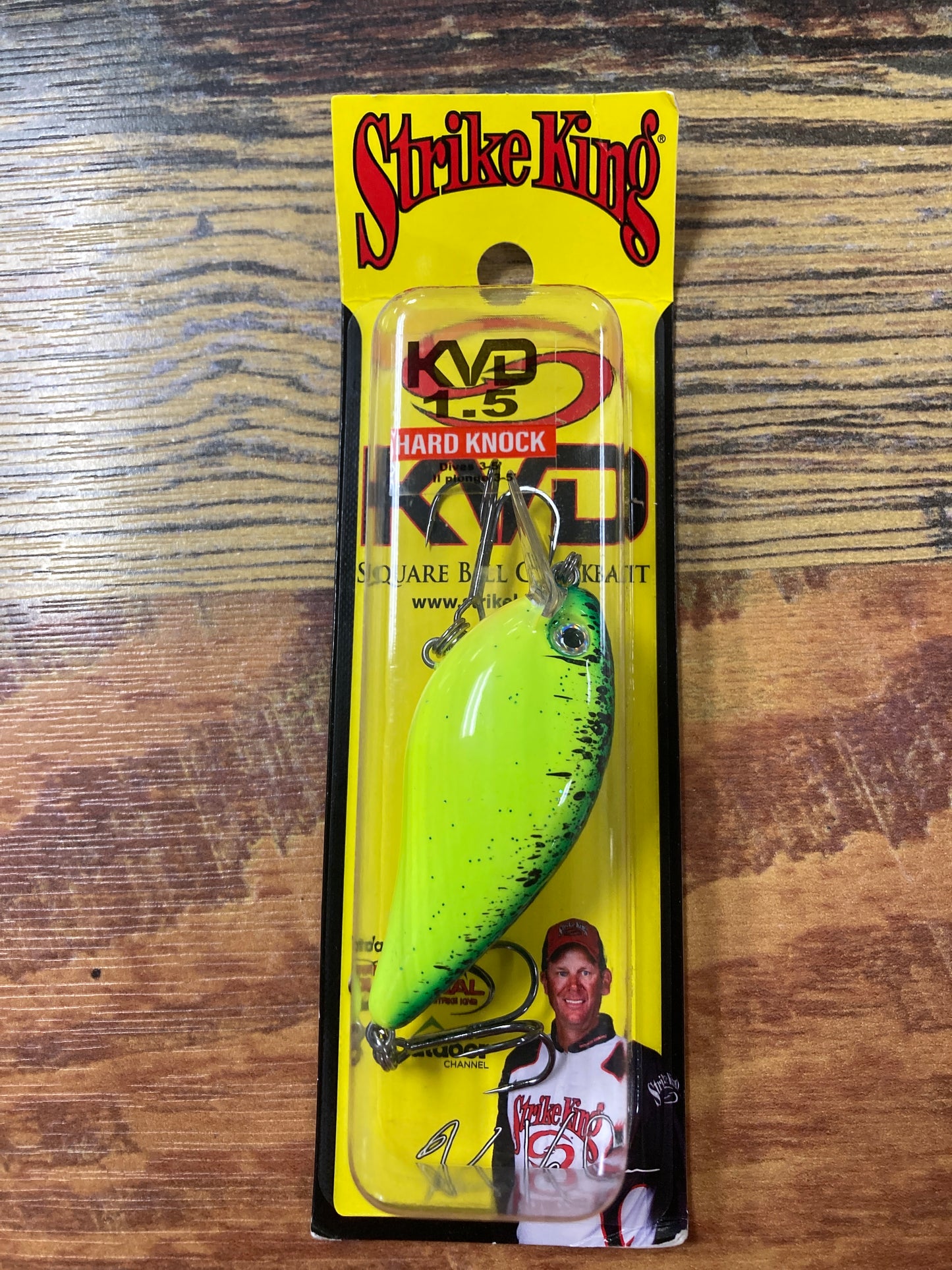 Strike King KVD 1.5 Hard Knock Chart Blue/ Black Spltr