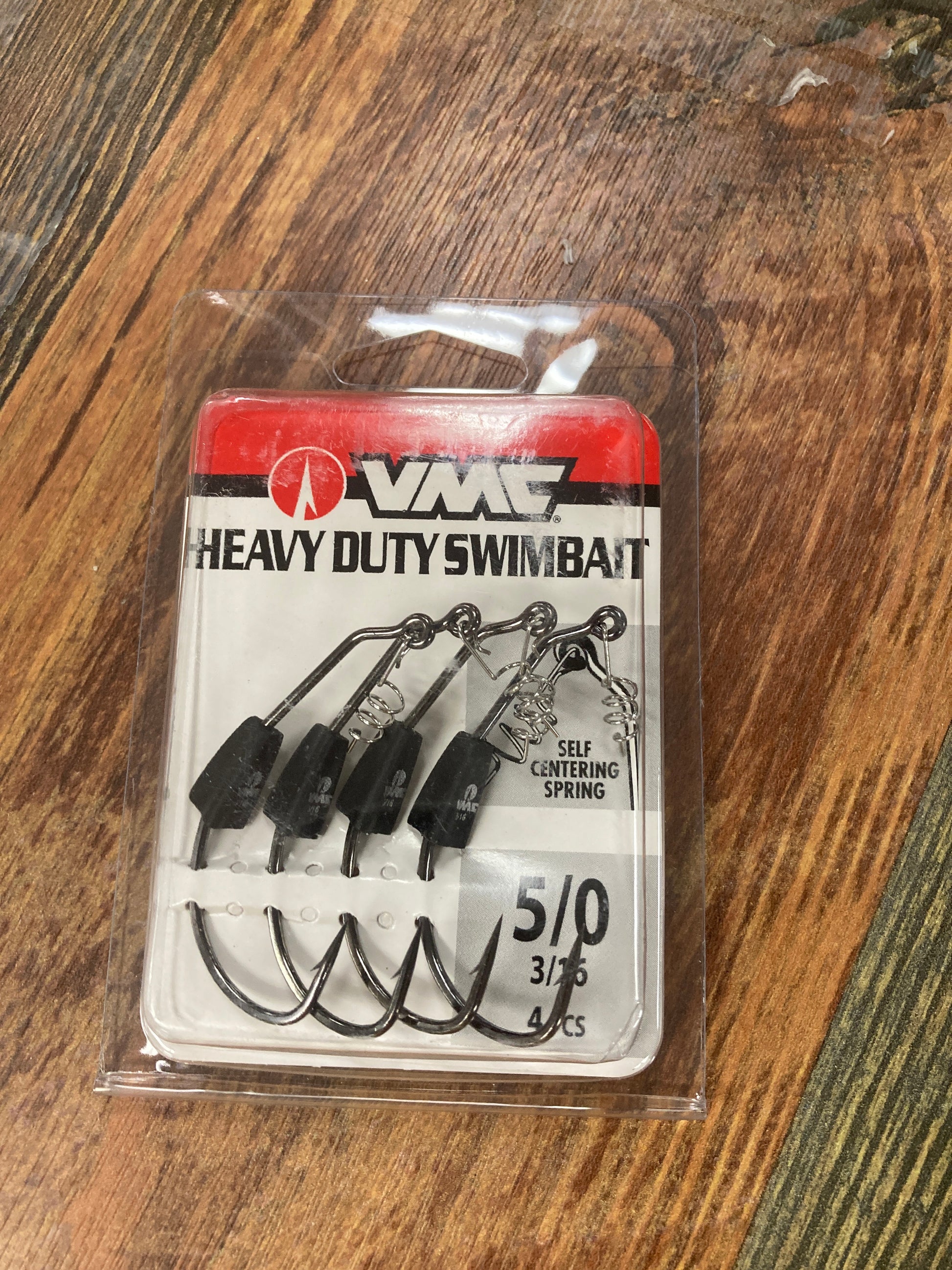 3 16 weighted hook size 5 0 VMC Heavy Duty Weight Swimbait Hook 3/16 oz. 5/0