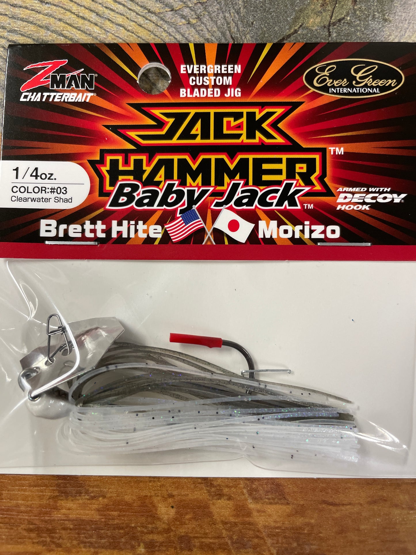 Jack Hammer Baby Jack 1/4 oz Clearwater Shad