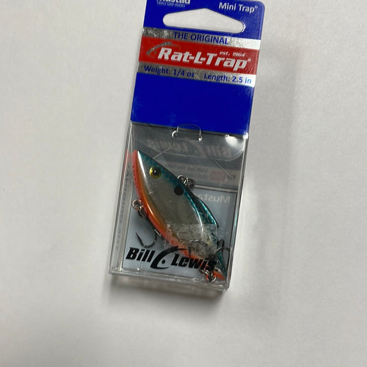 Mustad Rat-L-Trap Mini Trap 1/4 oz 2.5” Chrome Shad