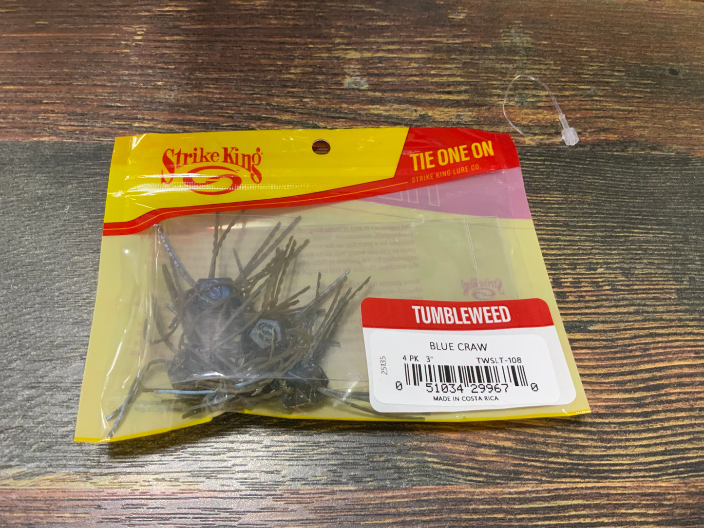 Strike King Tumbleweed Salted 3" Blue Craw