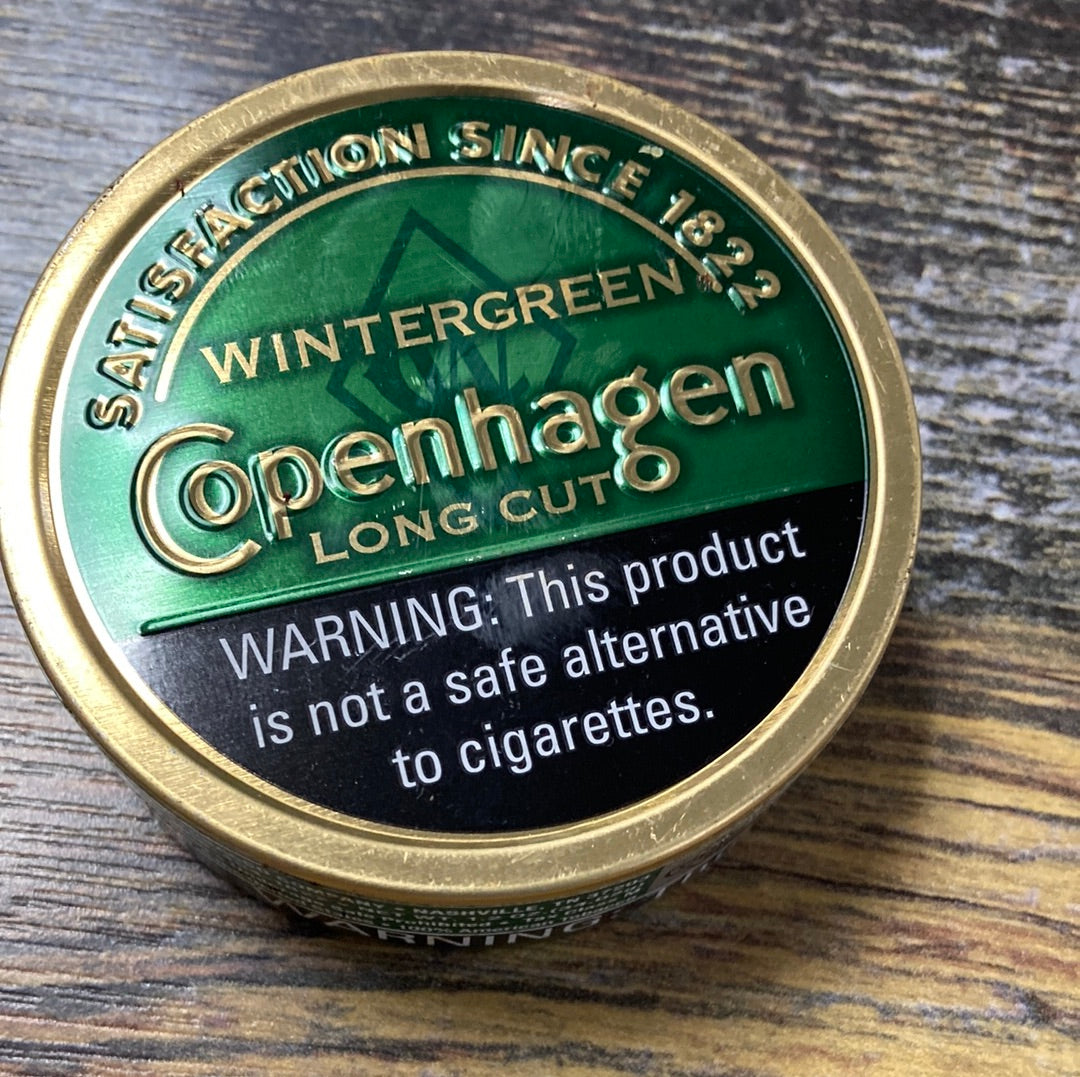 Copenhagen Long Cut Wintergreen Lake Fork Resort