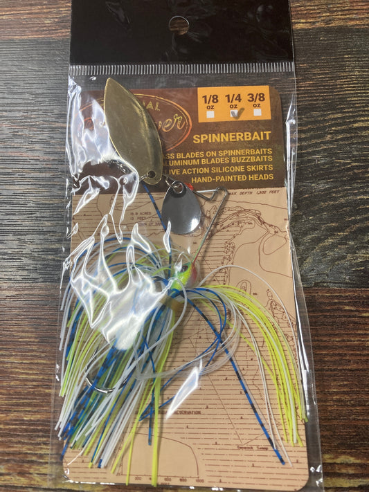 Bad River Spinner Bait 1/4 oz. Blue Chartreuse