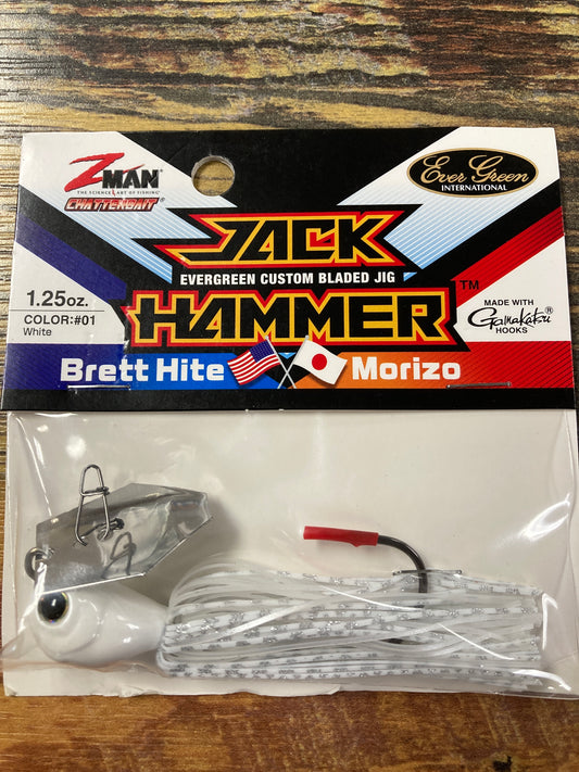 Z Man Jack Hammer Chatterbait 1.25 oz. White