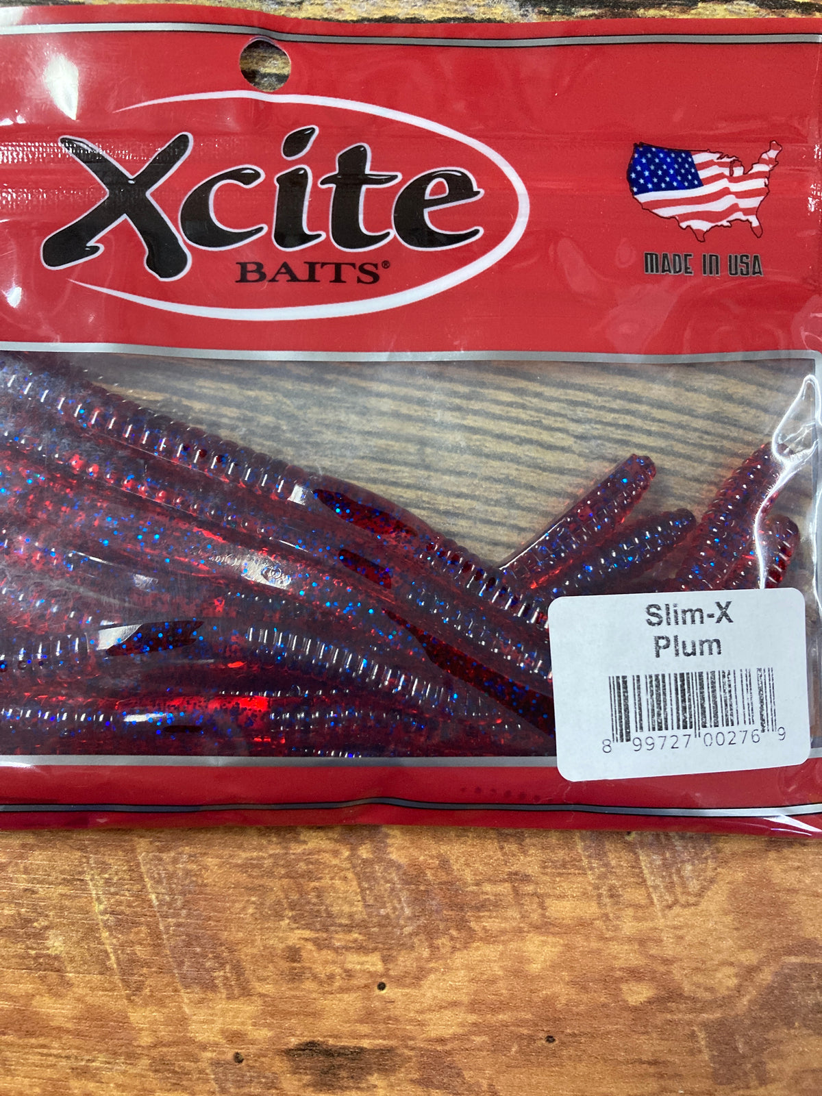 Xcite Slim X Worm 6" Plum