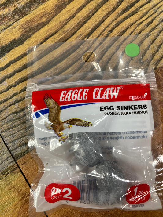 Eagle Claw Egg Sinker 1 oz.