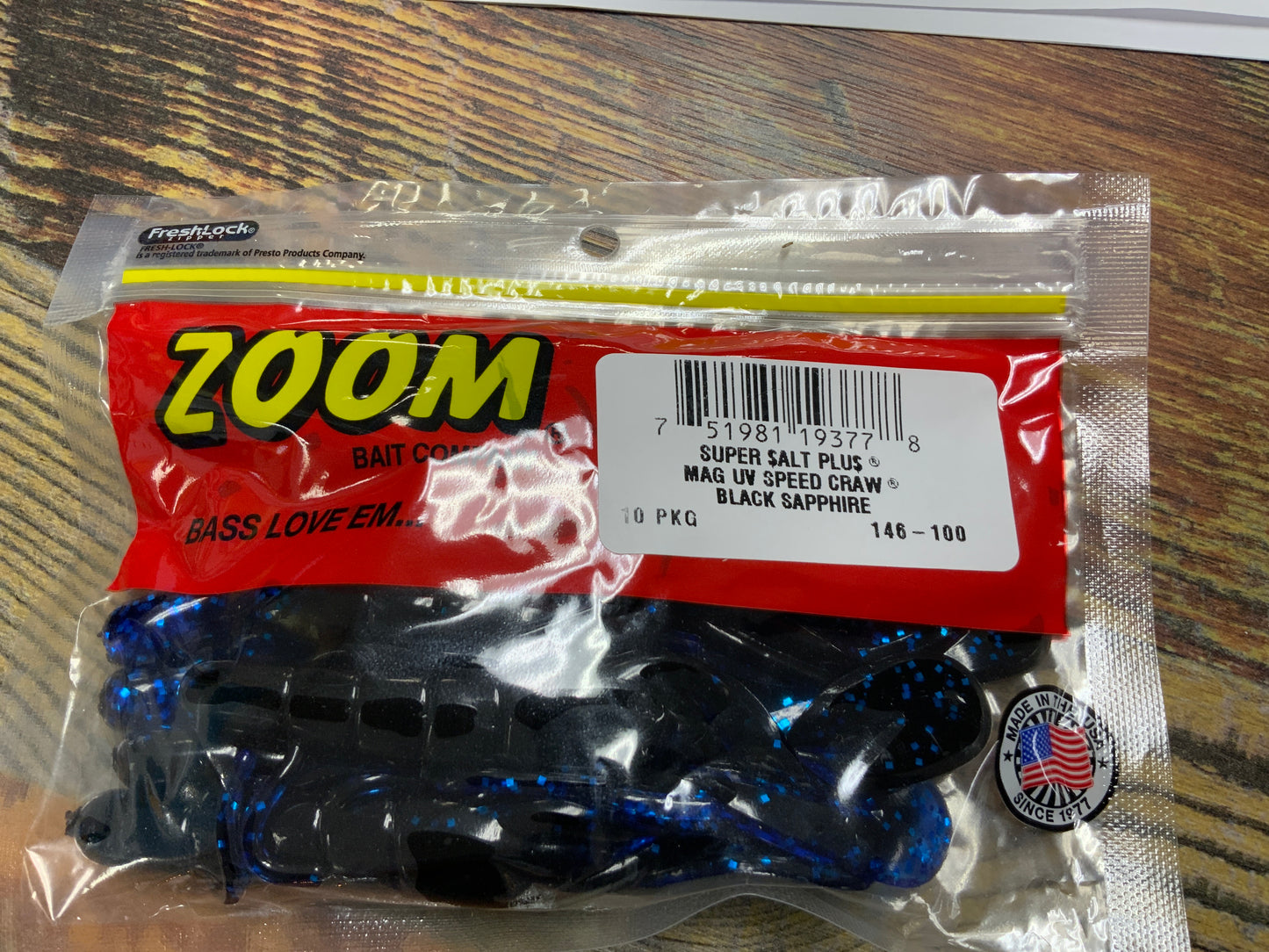 Zoom Mag UV Speed Craw - Black Sapphire