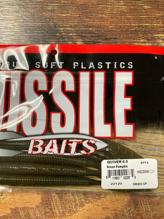 Missile Baits Quiver 6.5” Green Pumpkin