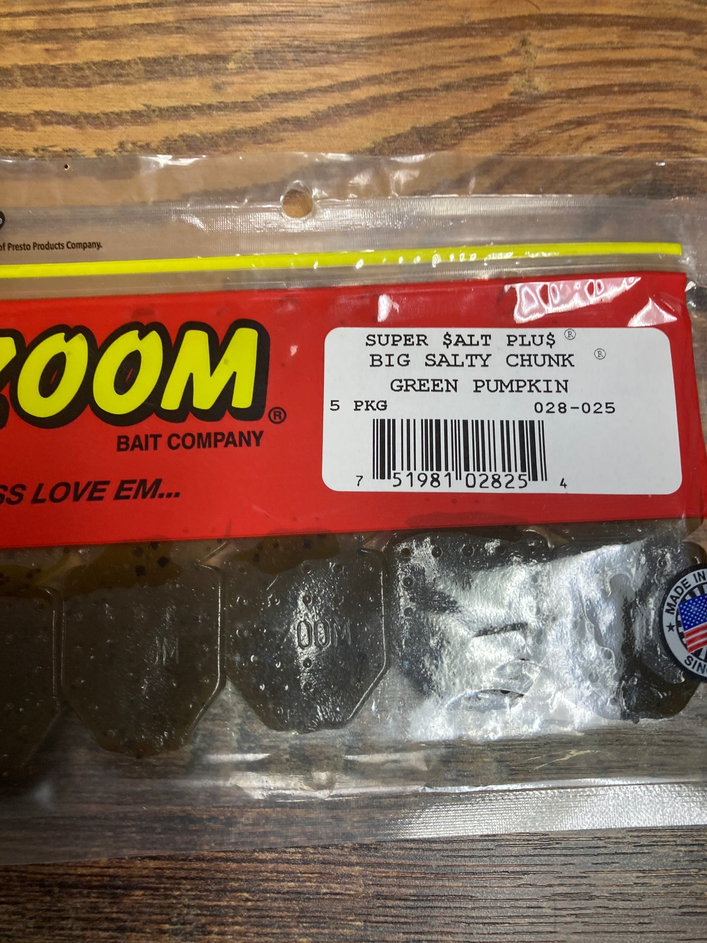 Zoom Big Salty Chunk - Green Pumpkin