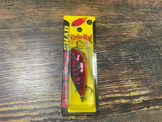 Strike King Red Eye Shad 1/2 oz. Delta Red