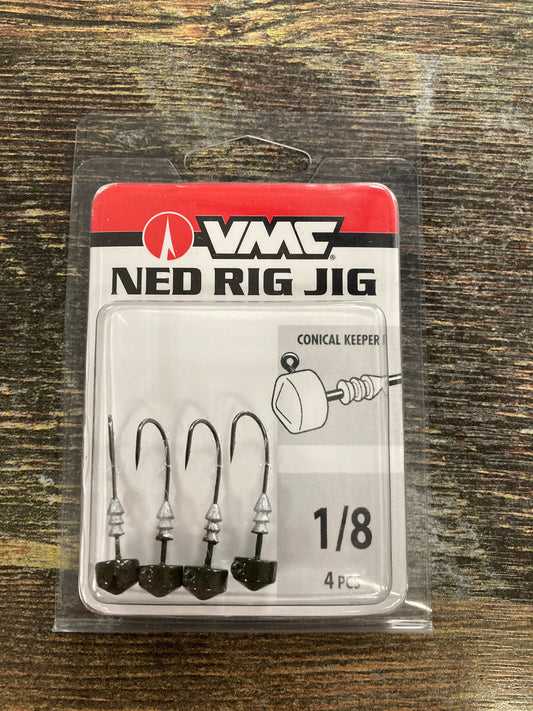 VMC Ned Rig Jighead 1/8 oz. Green Pumpkin