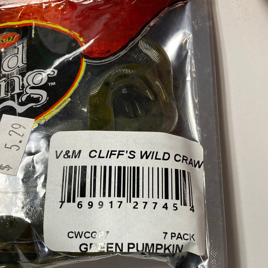 V&M Cliffs Wild Craw - Green Pumpkin