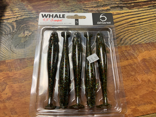 6th Sense Whale 4.5" Green Pumpkin Juice